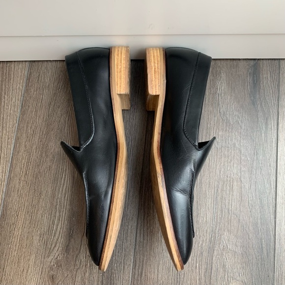 Everlane Black The Modern Loafer Flats Leather Work Office, Sz 8 - Picture 7 of 9
